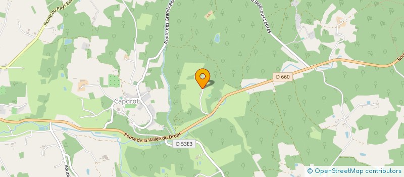 localisation de l'entreprise F2EE HOLDING  CAPDROT