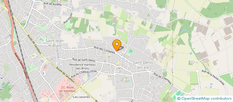 localisation de l'entreprise F2F  SAINT-DENIS-EN-VAL