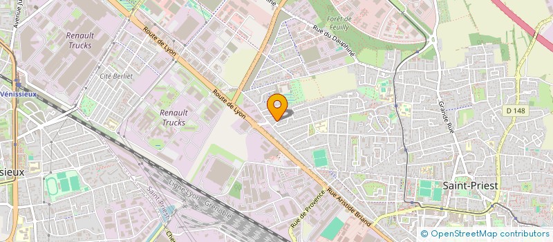 localisation de l'entreprise F2G  SAINT-PRIEST