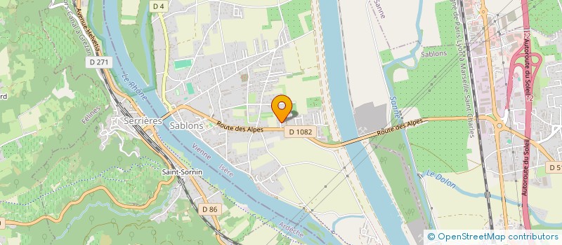 localisation de l'entreprise F2G  SAINT-HILAIRE-DE-LA-COTE