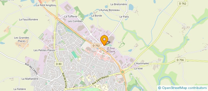 localisation de l'entreprise F2G à BEAUPREAU-EN-MAUGES