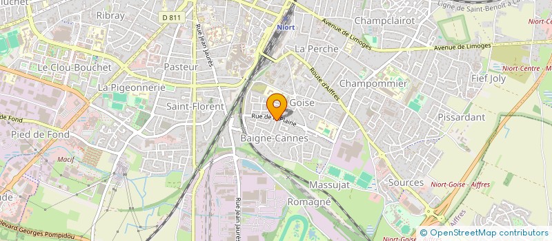 localisation de l'entreprise F2G COURTAGE à NIORT