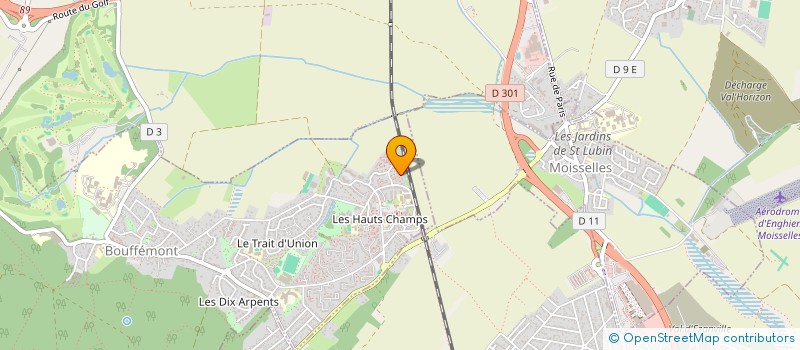 localisation de l'entreprise F2G IMMO  BOUFFEMONT