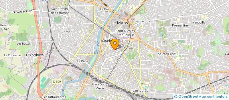 localisation de l'entreprise F2G2 SCI  LE MANS