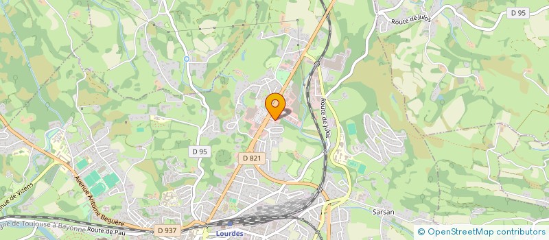 localisation de l'entreprise F2GP à LOURDES