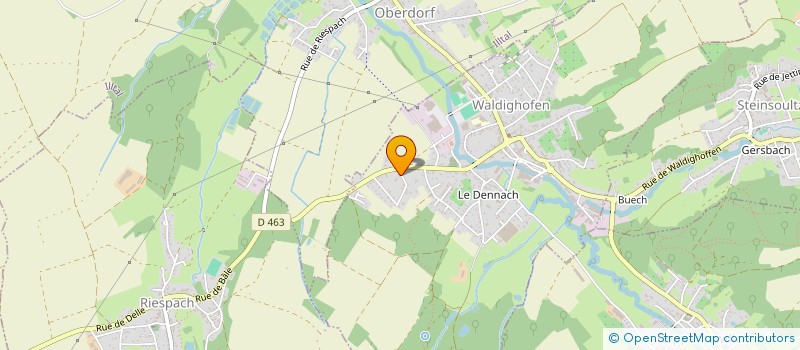 localisation de l'entreprise F2H  STEINSOULTZ