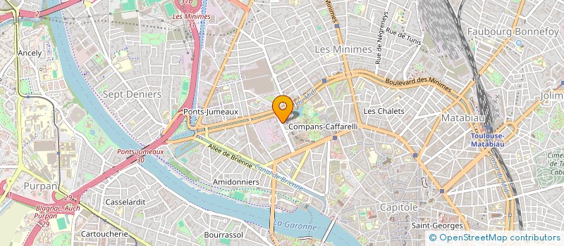 localisation de l'entreprise F2HB GESTION à TOULOUSE