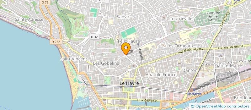 localisation de l'entreprise F2I à LE HAVRE