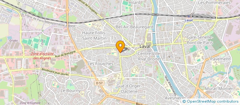 localisation de l'entreprise F2I à LAVAL