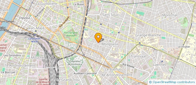 localisation de l'entreprise F2I DEVELOPPEMENT  LYON 8EME