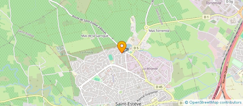 localisation de l'entreprise F2J  SAINT-ESTEVE