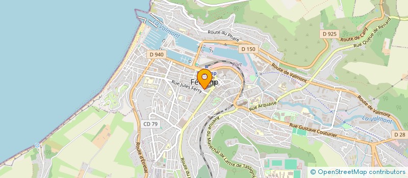 localisation de l'entreprise F2J IMMOBILIER  FECAMP