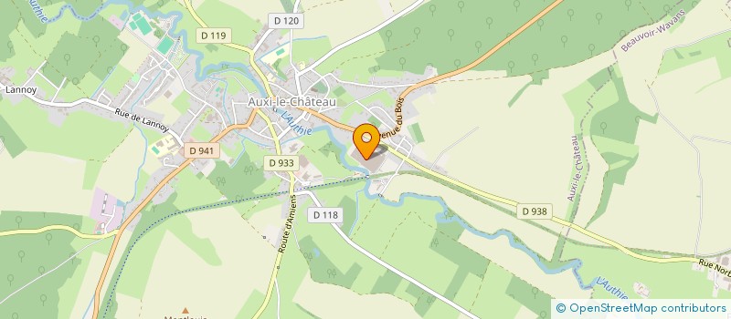 localisation de l'entreprise F2J MECATECH AUXI à AUXI-LE-CHATEAU