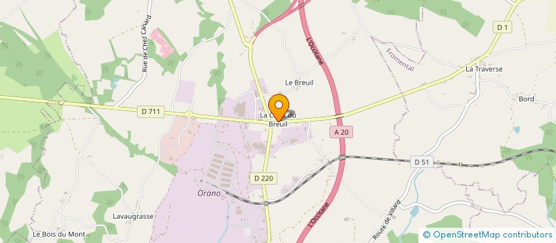 localisation de l'entreprise F2J STAMPING BESSINES à BESSINES SUR GARTEMPE