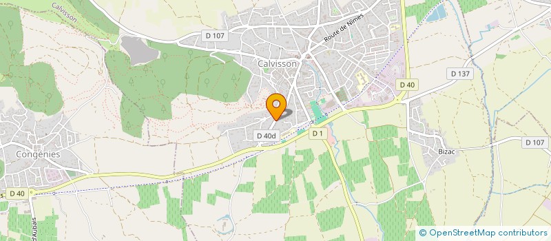 localisation de l'entreprise F2JGPO2  CALVISSON