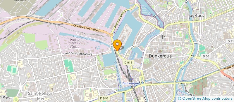 localisation de l'entreprise F2L à DUNKERQUE