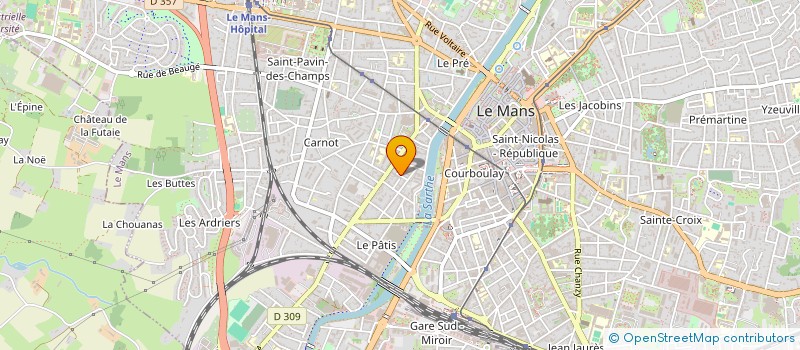 localisation de l'entreprise F2L. BUDGET à LE MANS