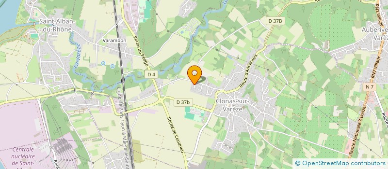 localisation de l'entreprise F2L METAL  CLONAS-SUR-VAREZE