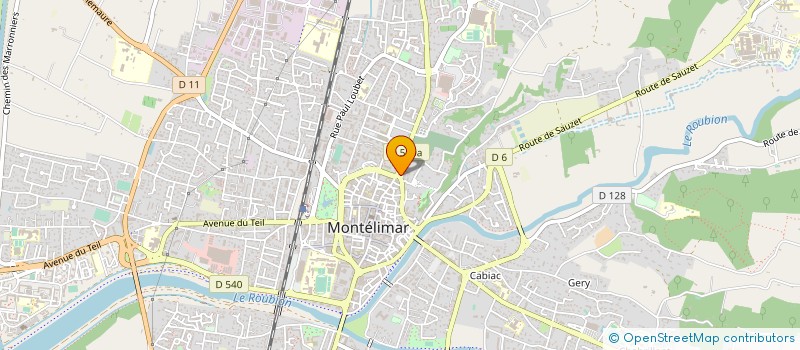 localisation de l'entreprise F2L MULTITRAVAUX à MONTELIMAR