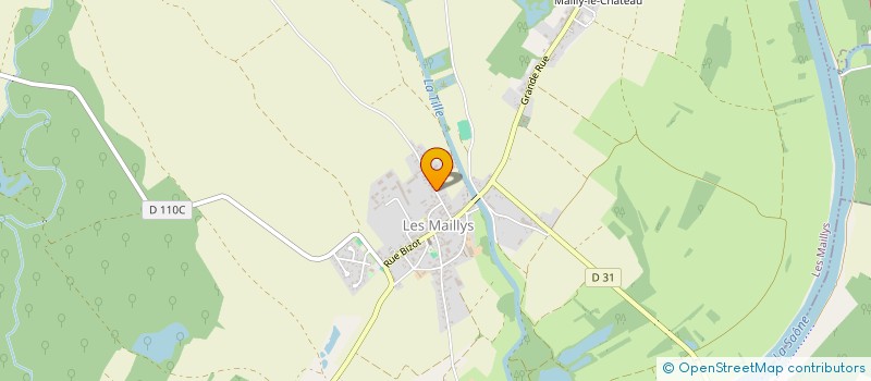 localisation de l'entreprise F2LP  LES MAILLYS