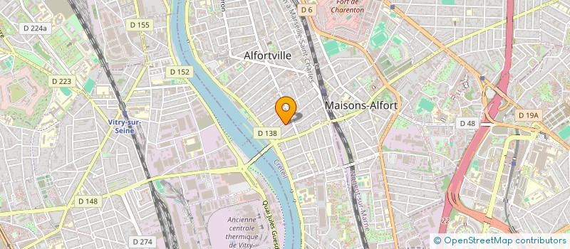 localisation de l'entreprise F2M à ALFORTVILLE