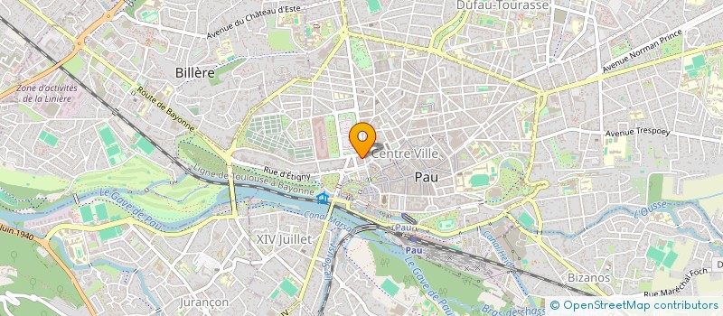 localisation de l'entreprise F2M à PAU