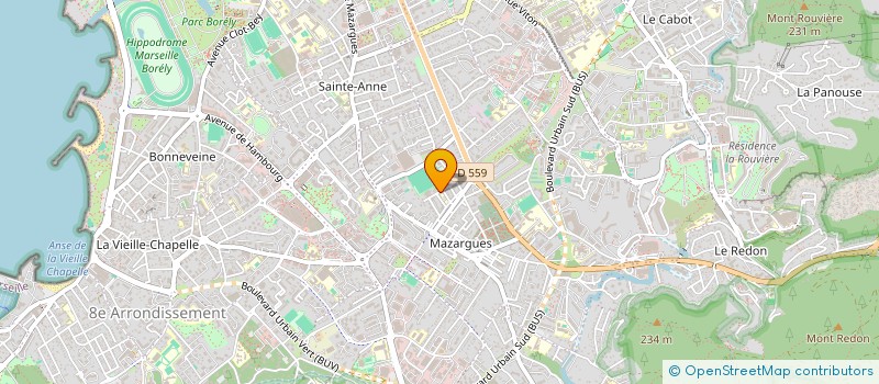localisation de l'entreprise F2M à MARSEILLE