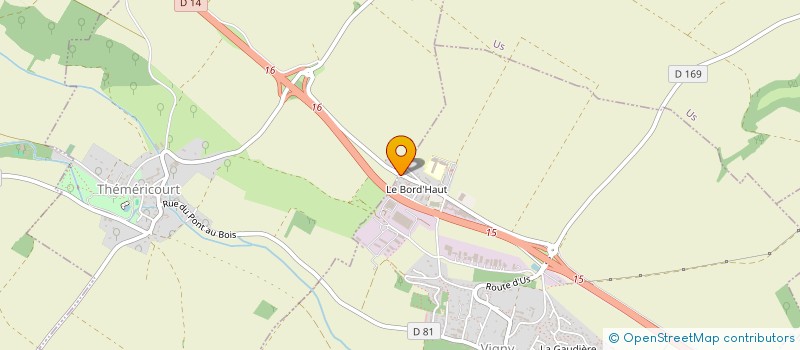 localisation de l'entreprise F2M  VIGNY