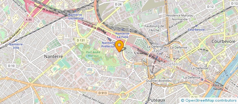 localisation de l'entreprise F2M CLEAN SERVICES  NANTERRE