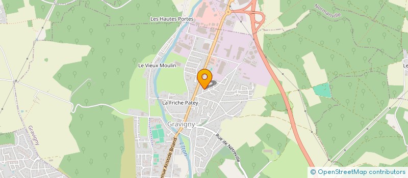 localisation de l'entreprise F2M GAUTIER à GRAVIGNY