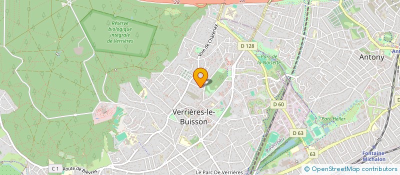 localisation de l'entreprise F2MS à VERRIERES-LE-BUISSON