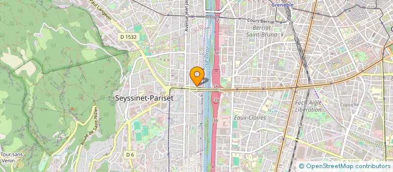 localisation de l'entreprise F2MS  SEYSSINET-PARISET