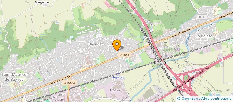 localisation de l'entreprise F2NM PARK INVEST à BEYNOST