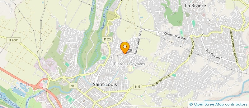 localisation de l'entreprise F2R REUNION HABITAT  SAINT-LOUIS