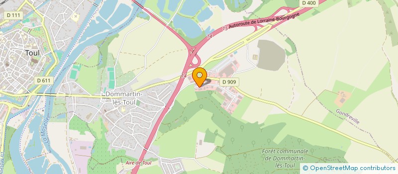 localisation de l'entreprise F2S  DOMMARTIN-LES-TOUL