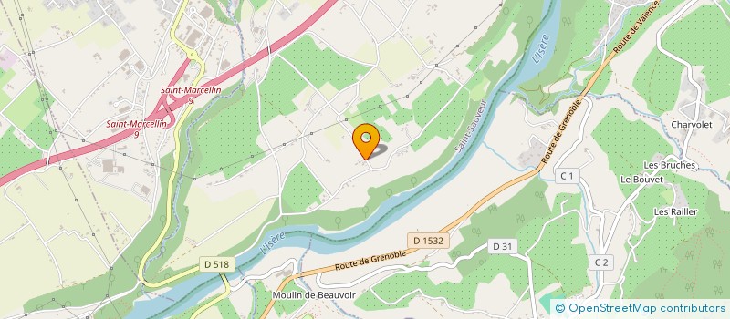 localisation de l'entreprise F2S à SAINT-SAUVEUR