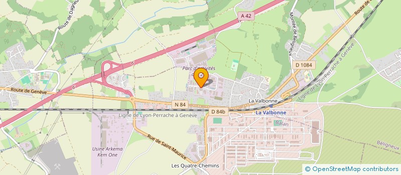localisation de l'entreprise F2S AUTOMOTIVE LOGISTICS à BELIGNEUX