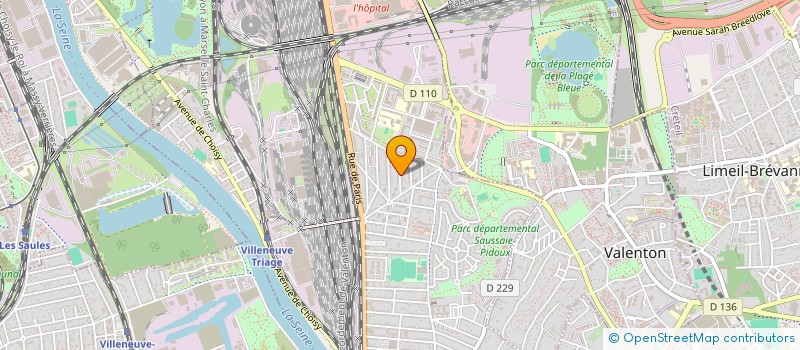 localisation de l'entreprise F2ST à VILLENEUVE-SAINT-GEORGES