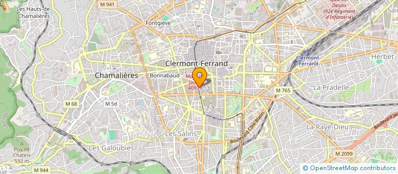 localisation de l'entreprise F2V CONSULTING  CLERMONT-FERRAND