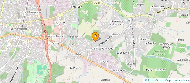 localisation de l'entreprise F2V MARITIME  FLOIRAC