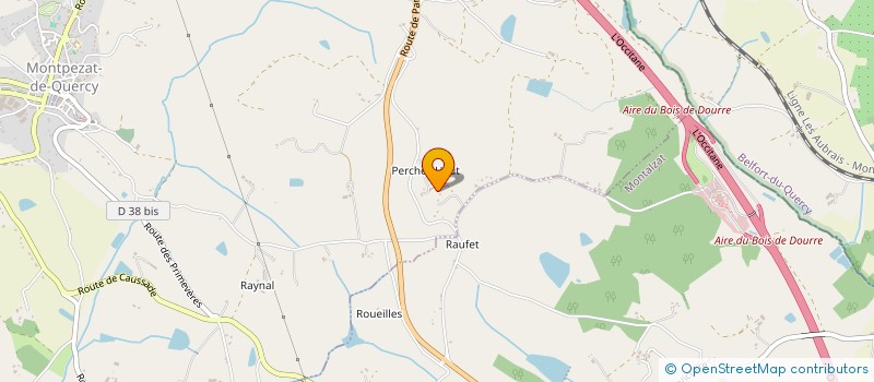 localisation de l'entreprise F32J  MONTPEZAT-DE-QUERCY