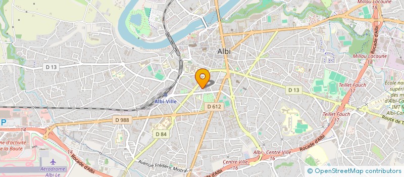 localisation de l'entreprise F3A DIAGNOSTICS  ALBI