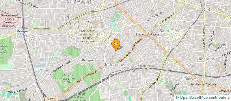 localisation de l'entreprise F3B  BORDEAUX