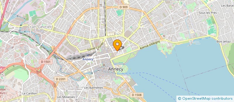 localisation de l'entreprise F3C à ANNECY