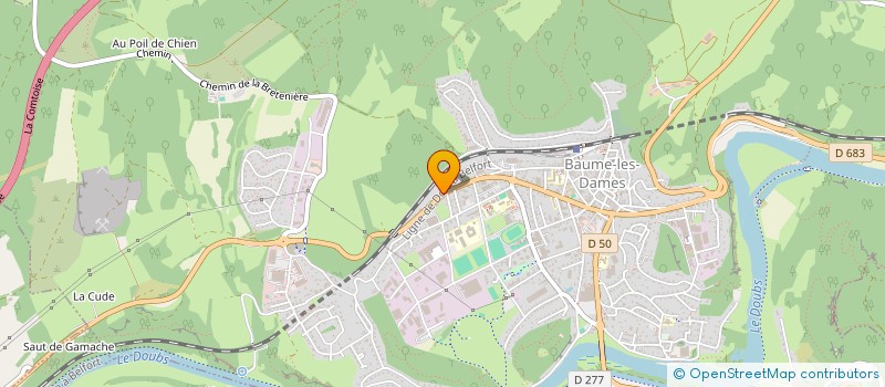 localisation de l'entreprise F3C ENERGY  BAUME-LES-DAMES