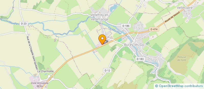 localisation de l'entreprise F3C ENERGY HAUTE-SAONE  BUCEY-LES-GY