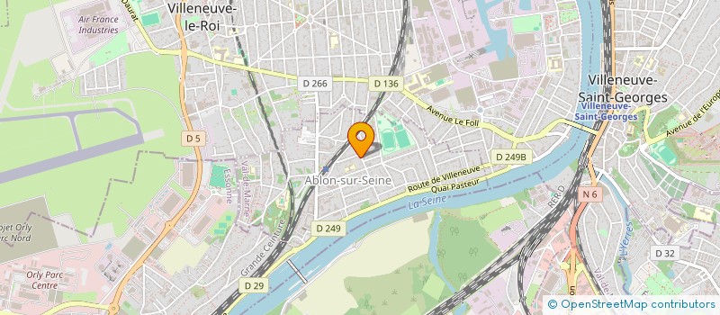 localisation de l'entreprise F3CP  ABLON-SUR-SEINE