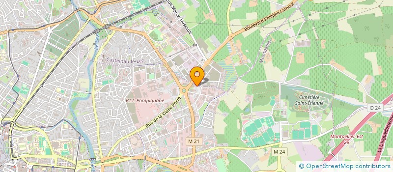 localisation de l'entreprise F3D à MONTPELLIER