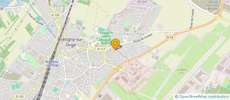 localisation de l'entreprise F3E à BRETIGNY-SUR-ORGE