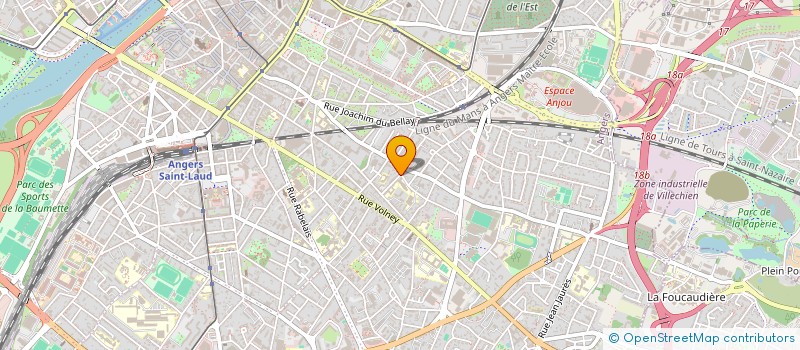 localisation de l'entreprise F3I à ANGERS